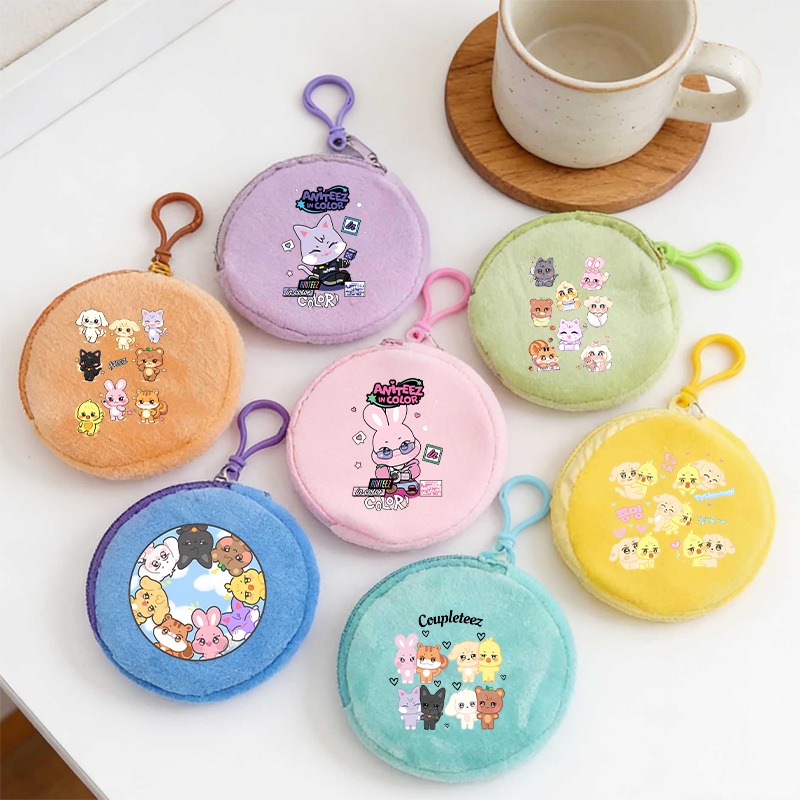 Women Bags Mini - Kpop ATEEZ Dompet Koin Idola Gantungan