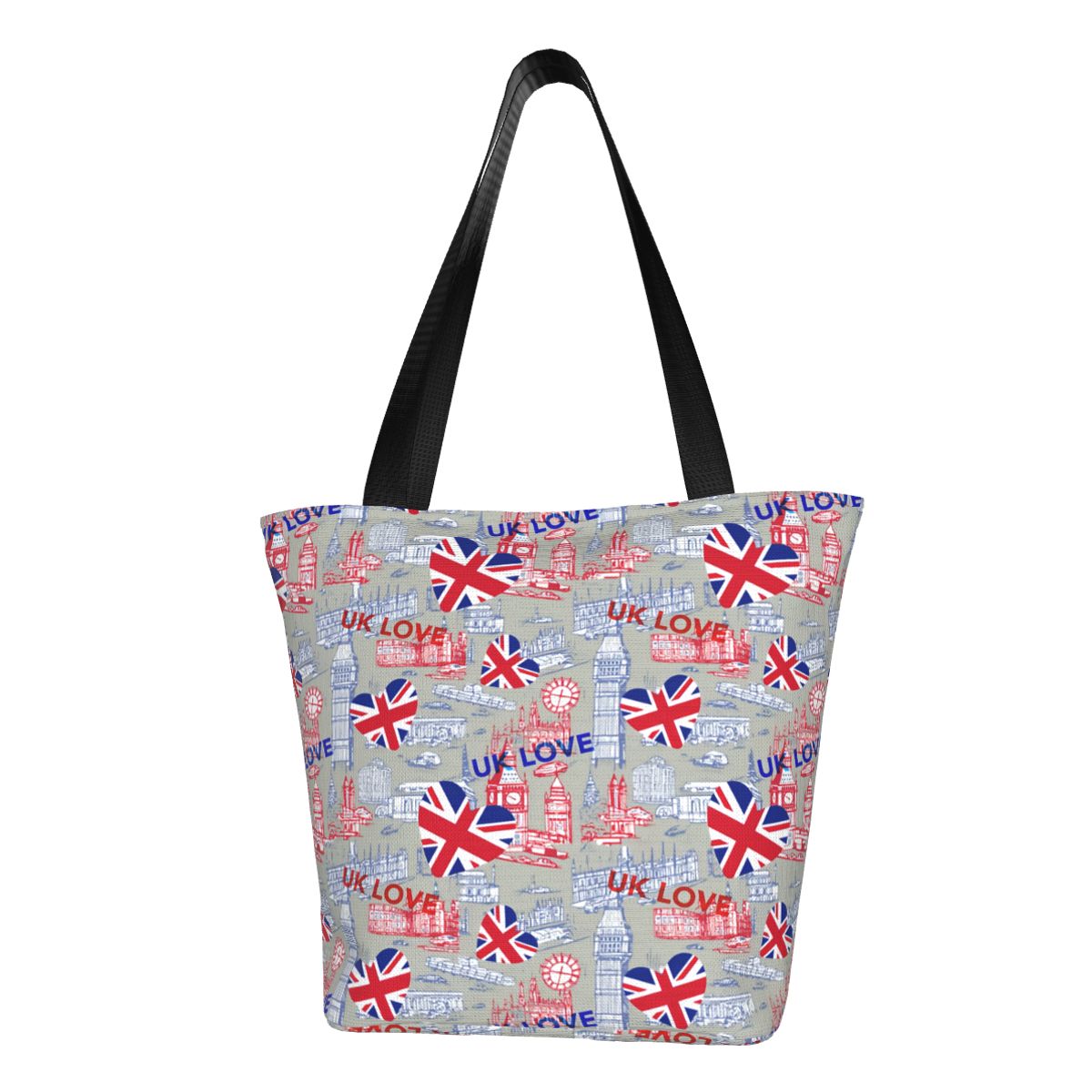 Women Bags In Uk - Tas Tote Belanja Bendera Inggris Kustom,