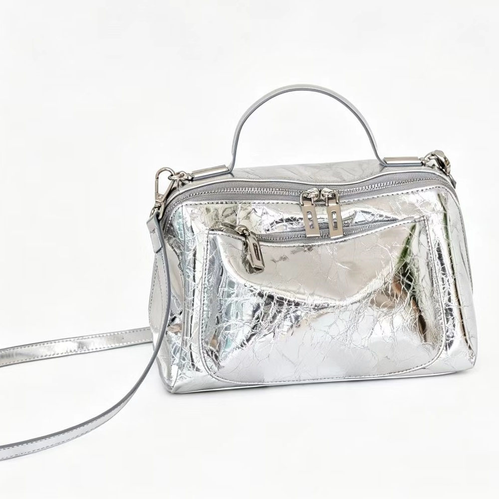 Women'S Bags Top 10 - Tas Tangan Kulit Sapi Multi-saku Wanita