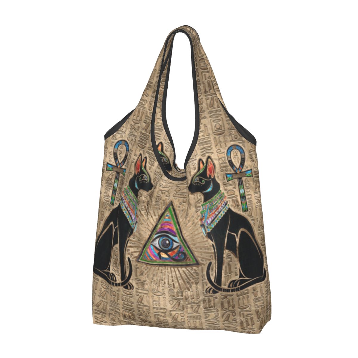 Women Bags Egypt - Tas Belanja Kucing Mesir dan Mata