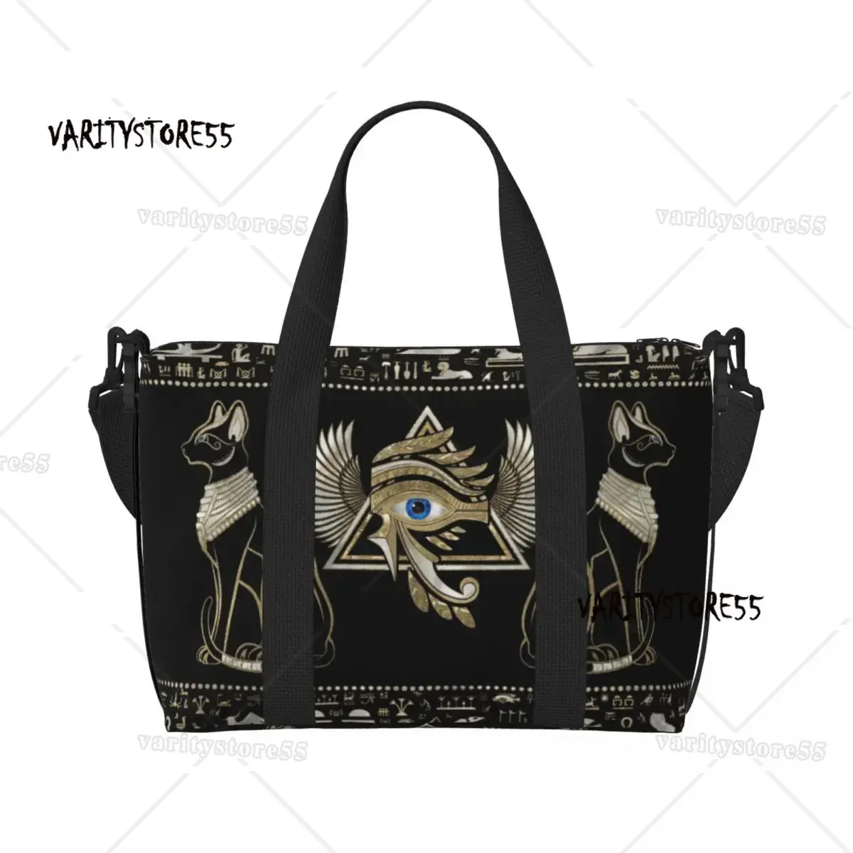 Women Bags Egypt - Tas Tote Kucing dan Mata Horus