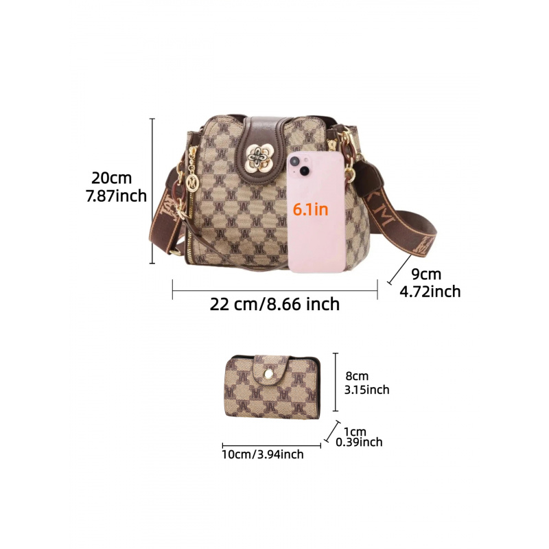 Tas selempang bermotif huruf v - Women Bags Work ulasan dan harga