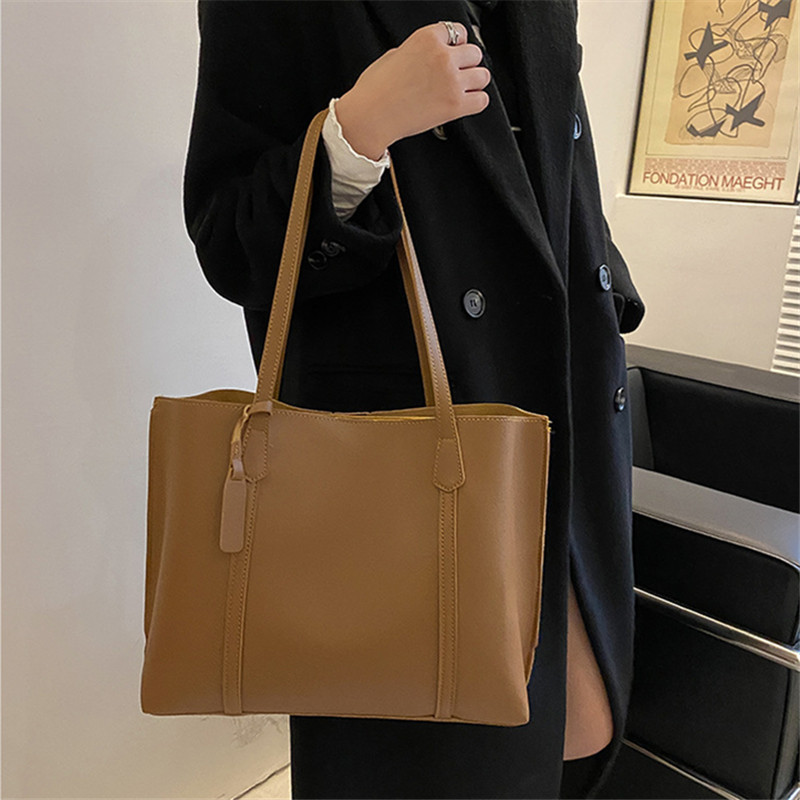 Tas Tote Kulit Imitasi Hitam K - Women Bags Work ulasan dan harga