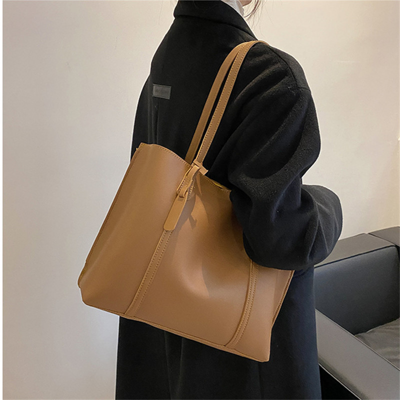 Tas Tote Kulit Imitasi Hitam K - Women Bags Work ulasan dan harga