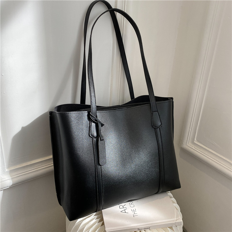 Tas Tote Kulit Imitasi Hitam K - Women Bags Work ulasan dan harga