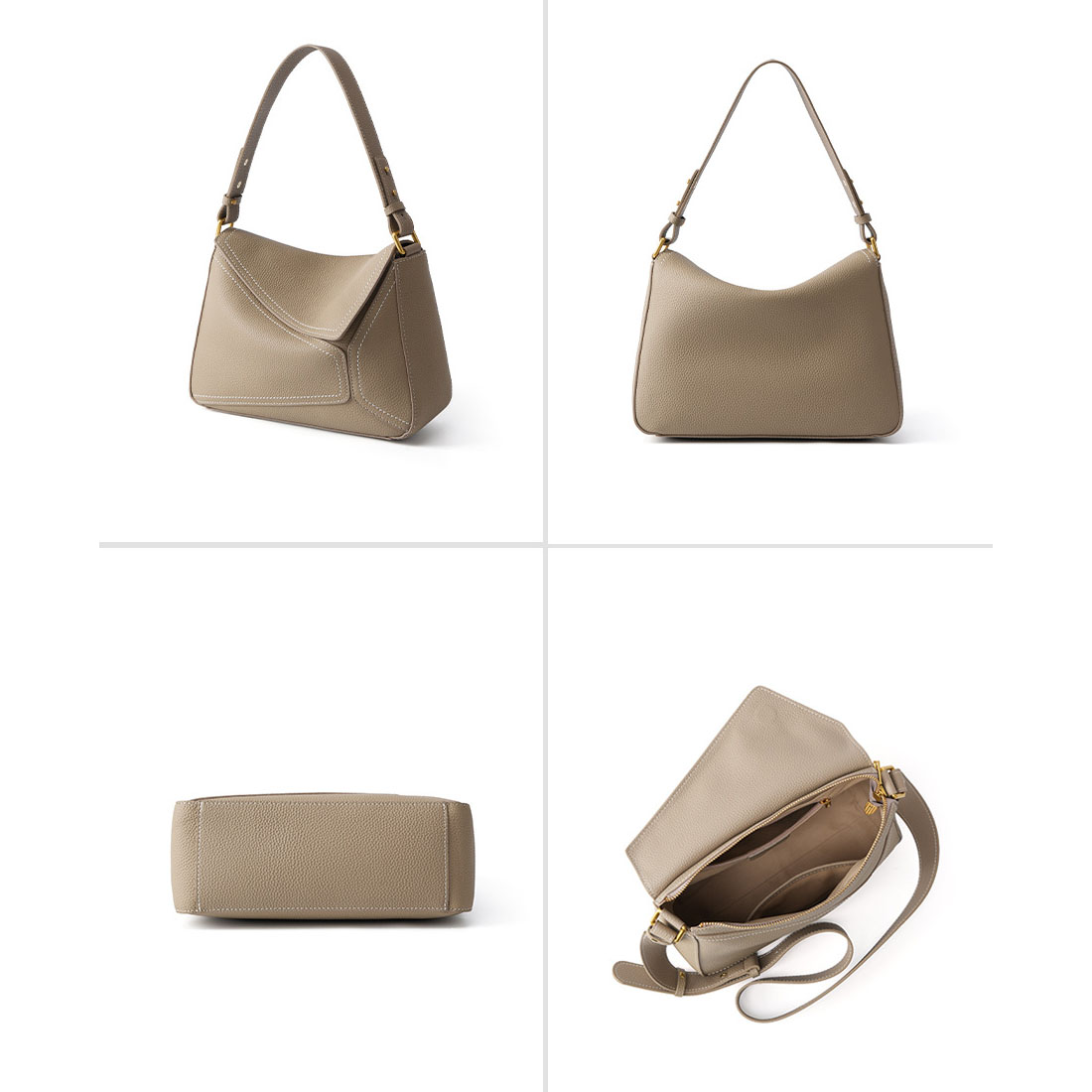 Tas Kulit Asli Bentuk Bulan Sa - Women'S Bags Top 10 ulasan dan harga
