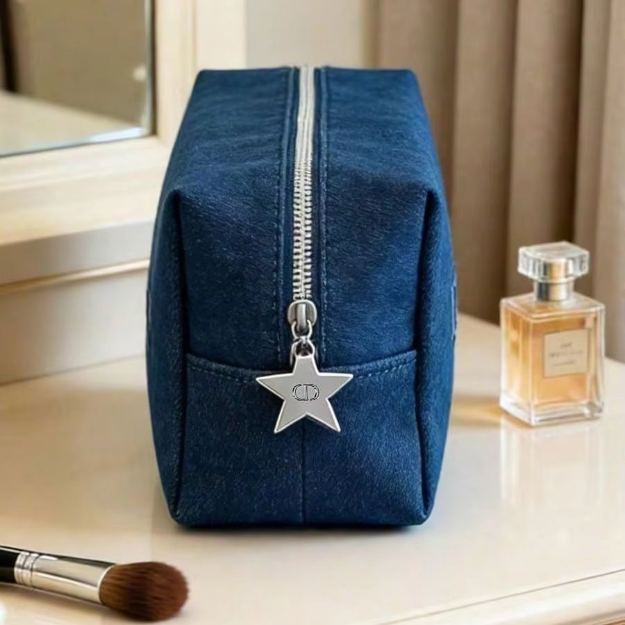 Tas Kosmetik Dior Denim Gelap  - Women Bags Dior ulasan dan harga