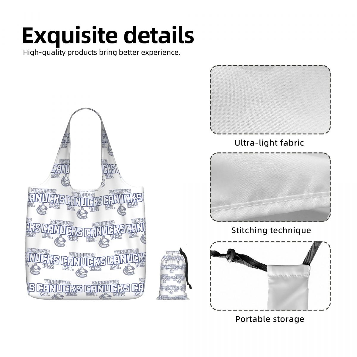 Tas Belanja Kanvas Vancouver C - Women Bags In Canada ulasan dan harga