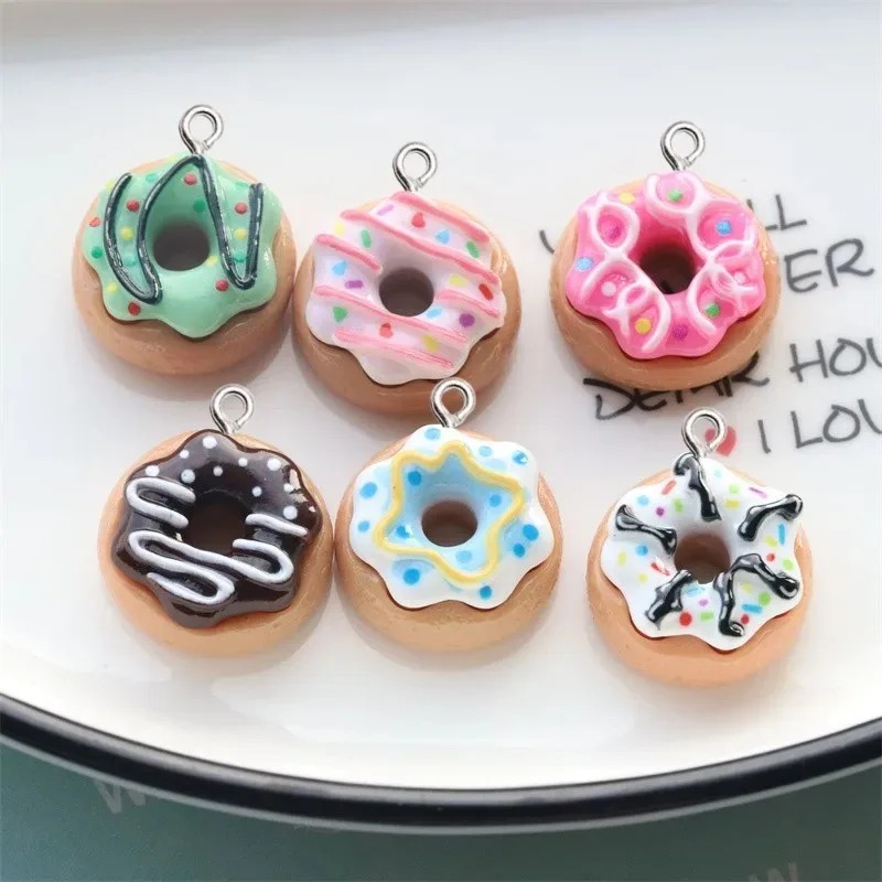 10 Buah Liontin Donat Resin Wa - Women Bags Mini ulasan dan harga