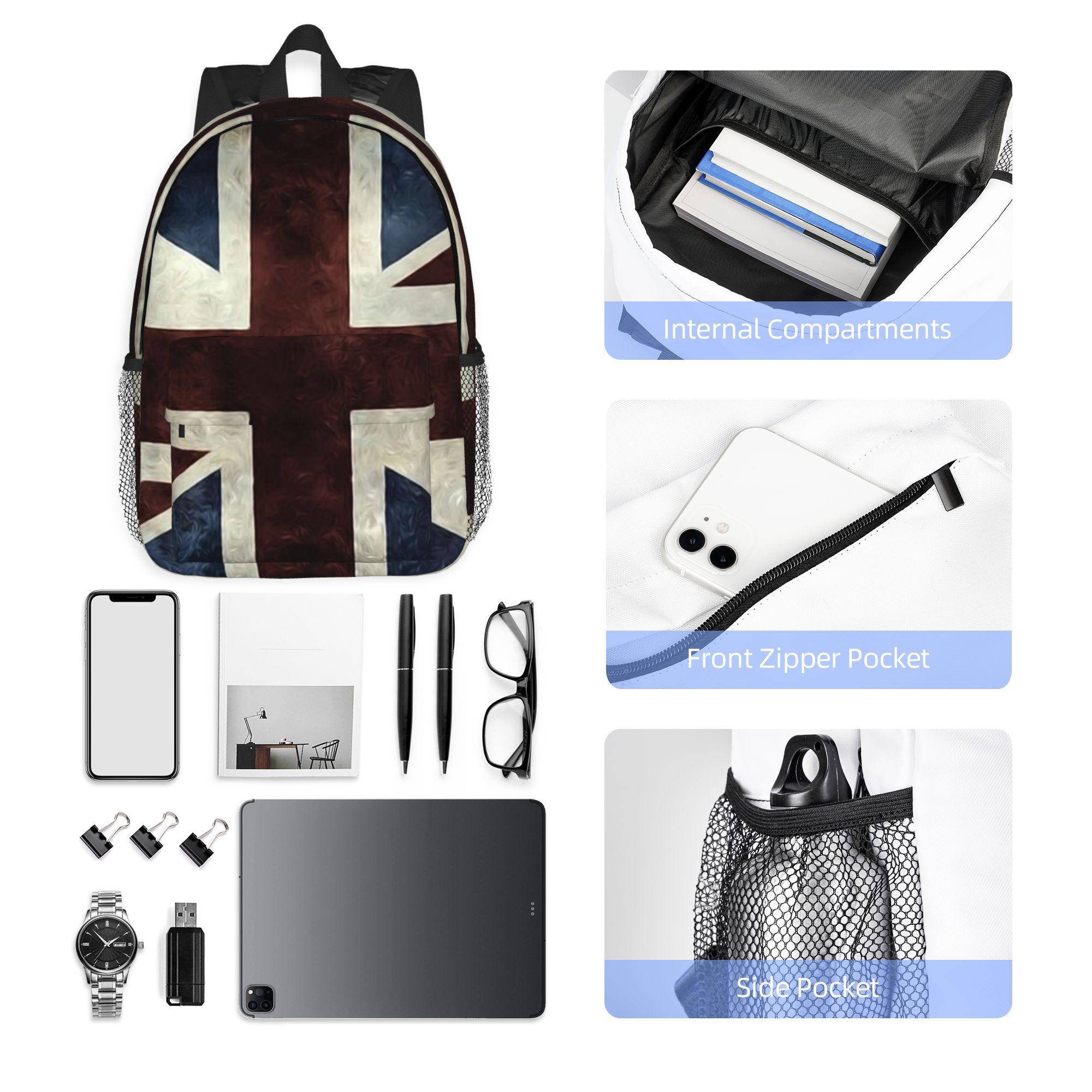 Tas Ransel Bendera Union Jack  - Women Bags Uk Sale ulasan dan harga