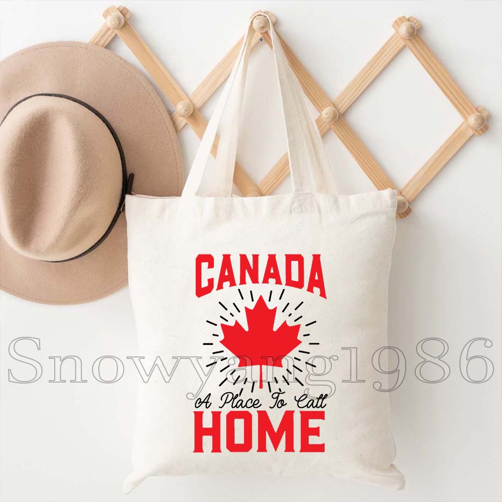 Tas Tote Kanvas Peta dan Bende - Women Bags In Canada ulasan dan harga