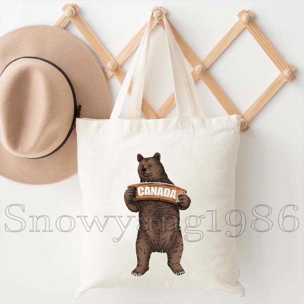 Tas Tote Kanvas Peta dan Bende - Women Bags In Canada ulasan dan harga