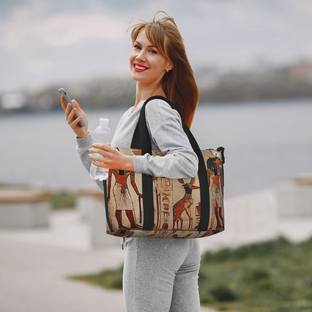 Tas Tote Tas Travel Pantai Mit - Women Bags Egypt ulasan dan harga