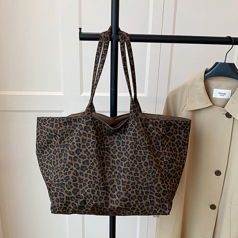 Tas Tote Wanita Motif Leopard  - Women Bags Work ulasan dan harga