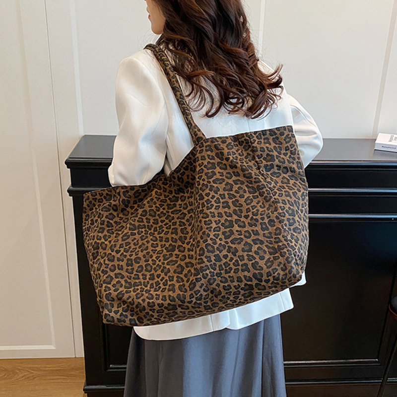 Tas Tote Wanita Motif Leopard  - Women Bags Work ulasan dan harga