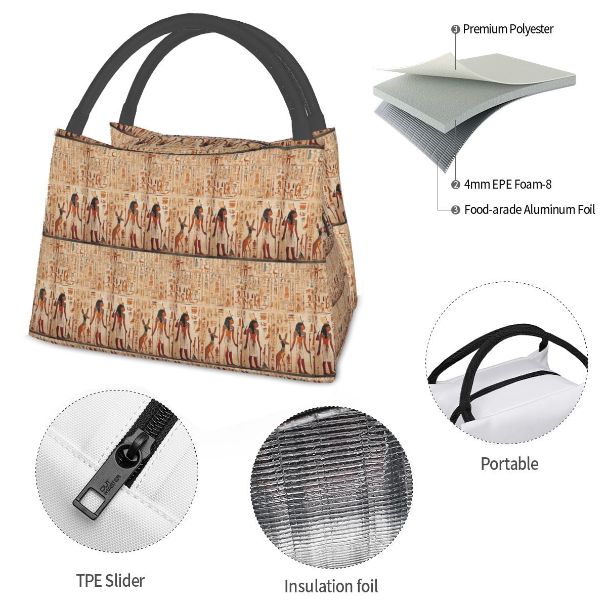 Tas Makan Siang Terisolasi Mot - Women Bags Egypt ulasan dan harga
