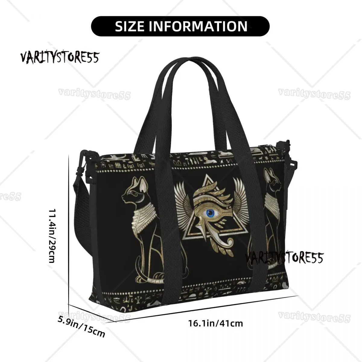 Tas Tote Kucing dan Mata Horus - Women Bags Egypt ulasan dan harga