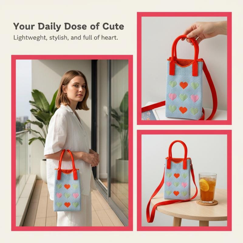 Tas Selempang Mini Rajut Fashi - Women Bags Mini ulasan dan harga